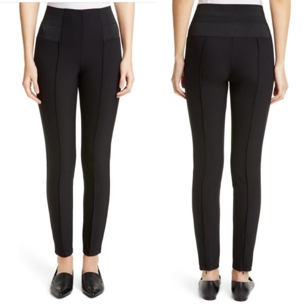 Lafayette 148 New York Nolita Leggings Sz Large Quiet Luxury Designer Minimalist